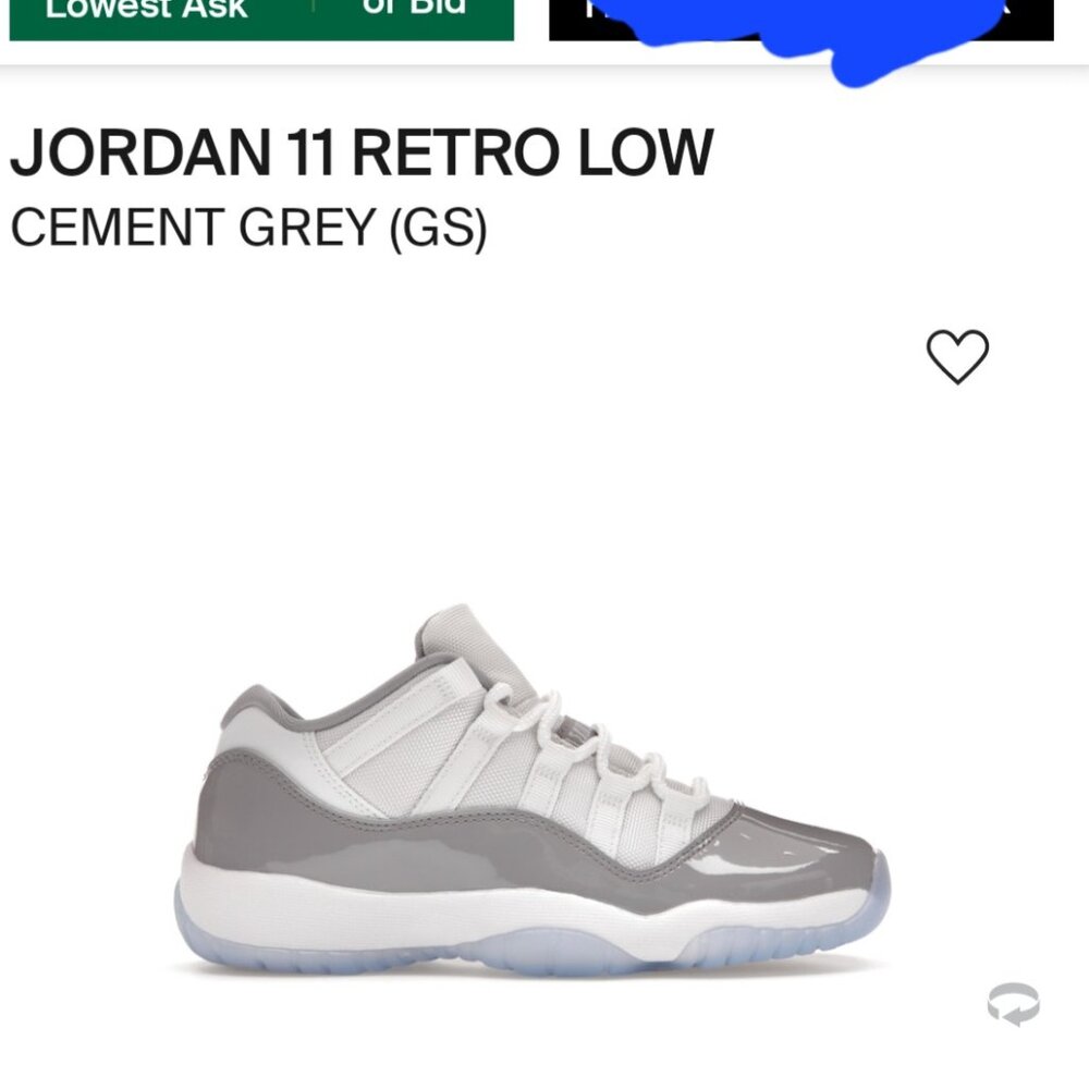 Jordan 11 Retro Low size 6